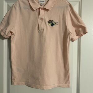 Lacoste Kids Light Pink Polo Shirt